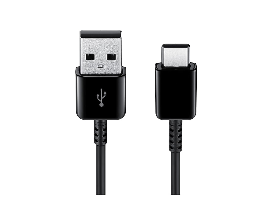 Dátový a nabíjací kábel USB-A - USB-C Samsung 2-Pack, 25W, 1.5m, čierny EP-DG930MBEGWW