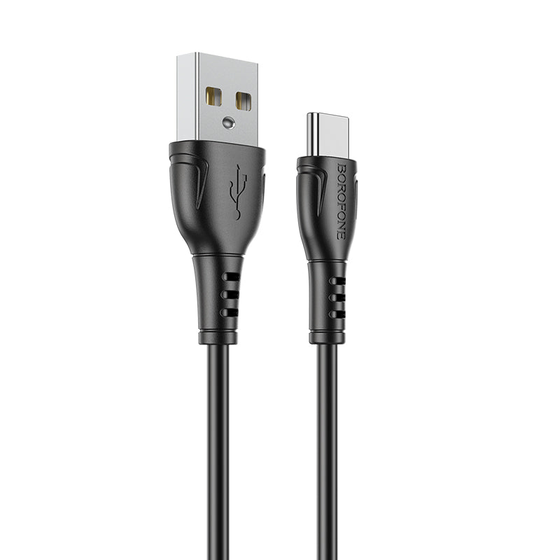 Dátový a nabíjací kábel USB-A - USB-C Borofone BX51 Triumph, 20W, 1m, čierny