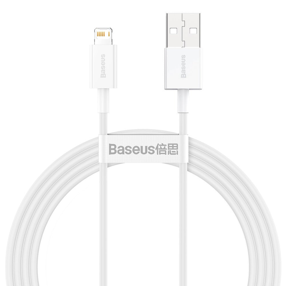 Dátový a nabíjací kábel USB-A - Lightning Baseus Superior Series, 20W, 1,5m, Biela CALYS-B02