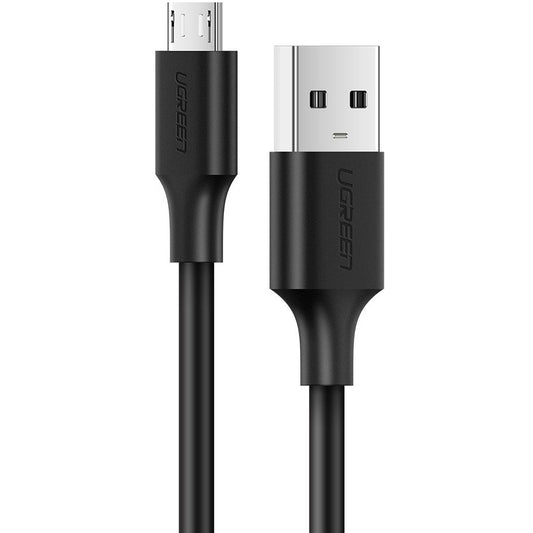 UGREEN US289 Dátový a nabíjací kábel USB-A - microUSB UGREEN US289, 18 W, 1 m, čierny