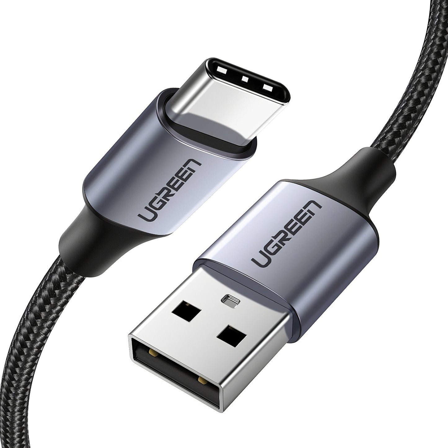 Dátový a nabíjací kábel USB-A - USB-C UGREEN US288, 18 W, 3 m, čierny