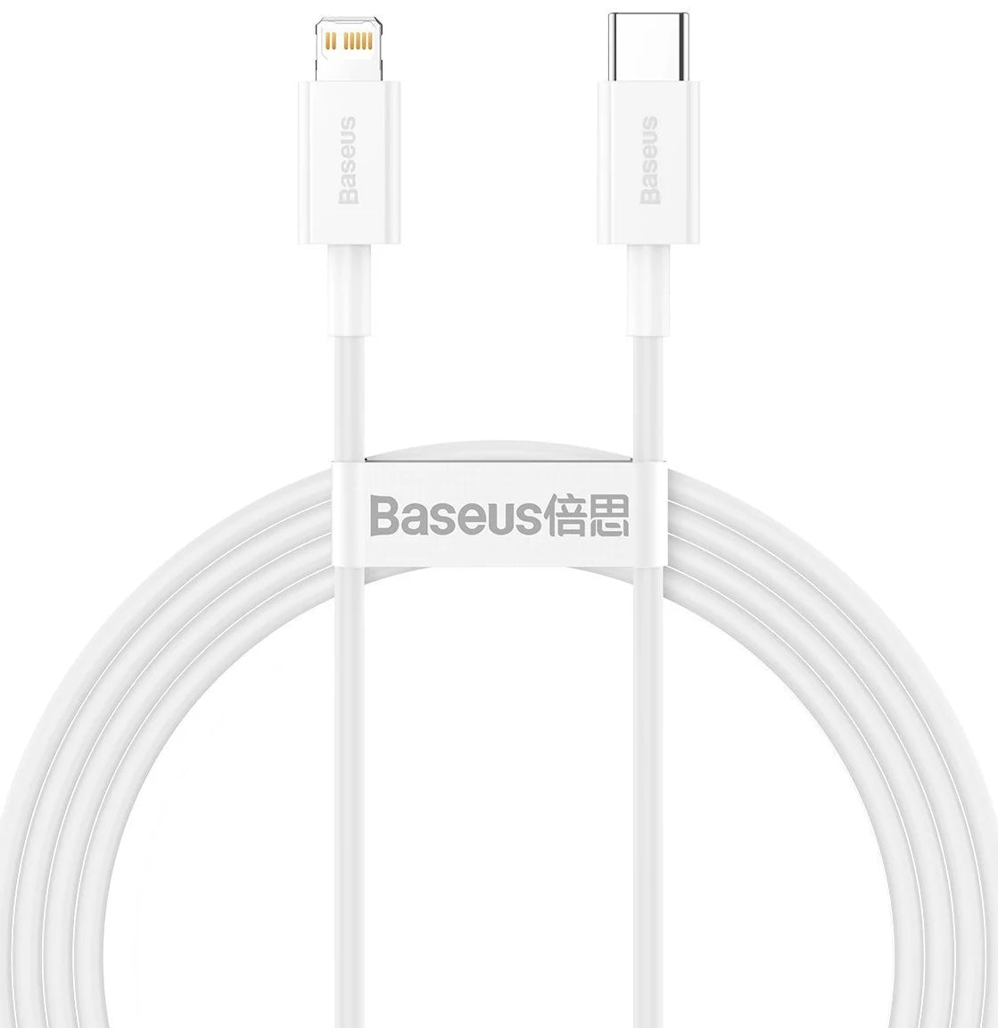 Dátový a nabíjací kábel USB-C - Lightning Baseus Superior Series, 20W, 1.5m, Biely CATLYS-B02
