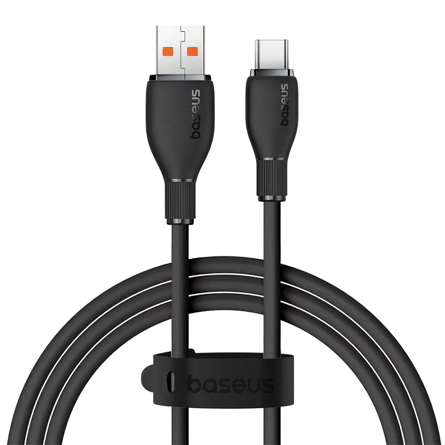 Baseus Puding Dátový a nabíjací kábel USB-A na USB-C, 100 W, 2 m, čierny P10355703111-01