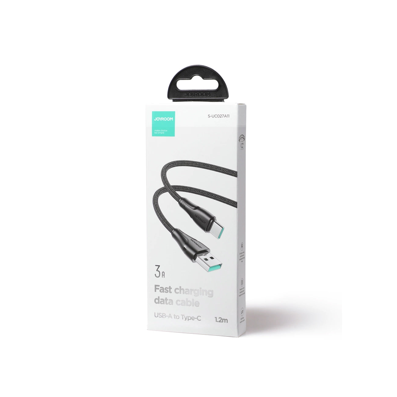 Dátový a nabíjací kábel USB-A - USB-C Joyroom S-A11, 18W, 1.2m, čierny