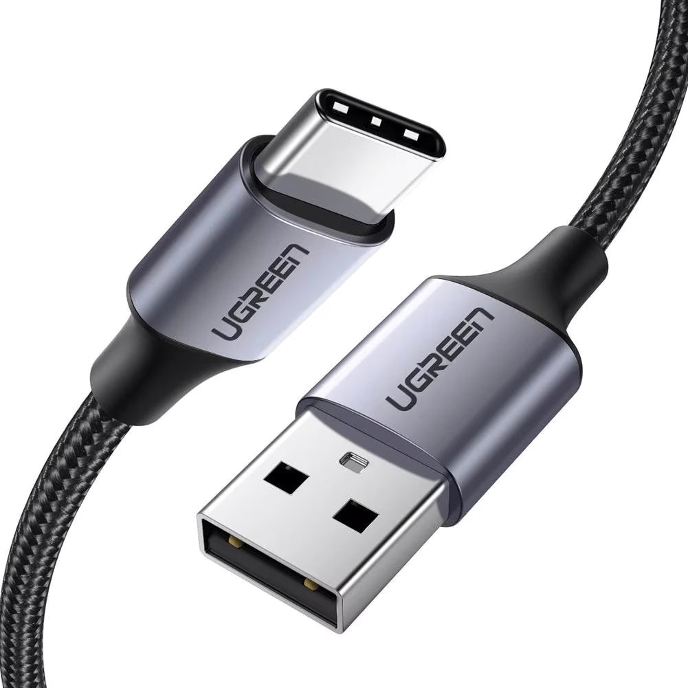 Dátový a nabíjací kábel USB-A - USB-C UGREEN US288, 18W, 0.5m, Čierny