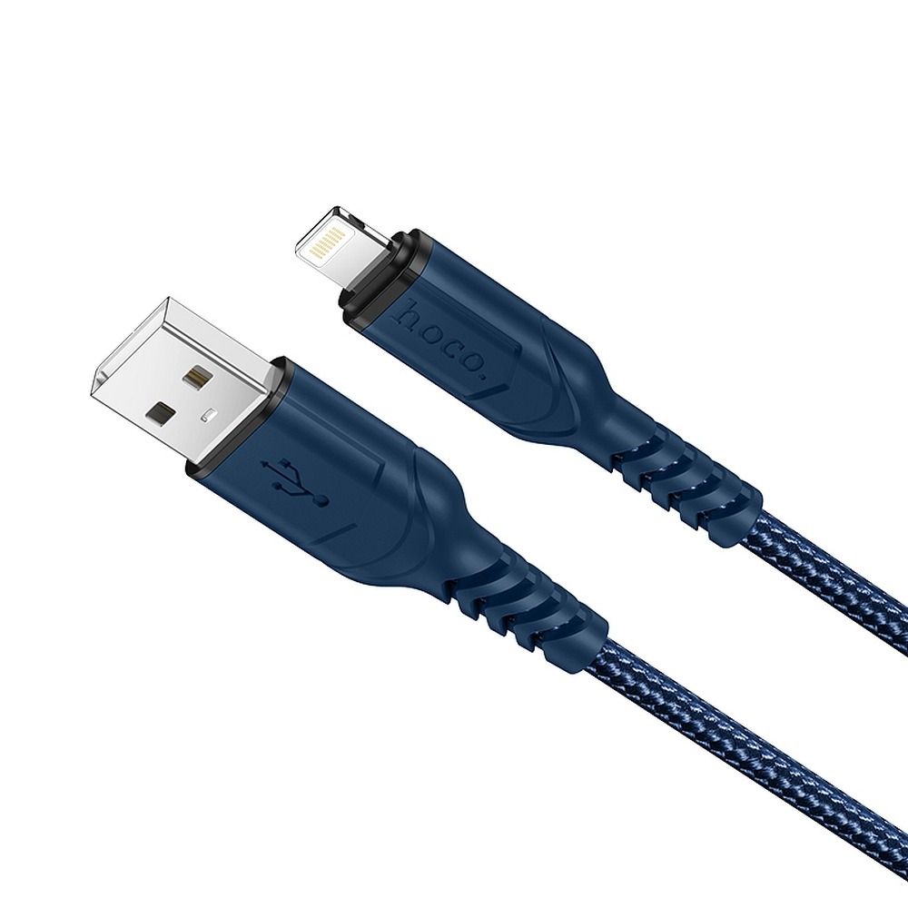 Dátový a nabíjací kábel USB-A - Lightning HOCO X59 Victory, 18W, 1m, Modrý