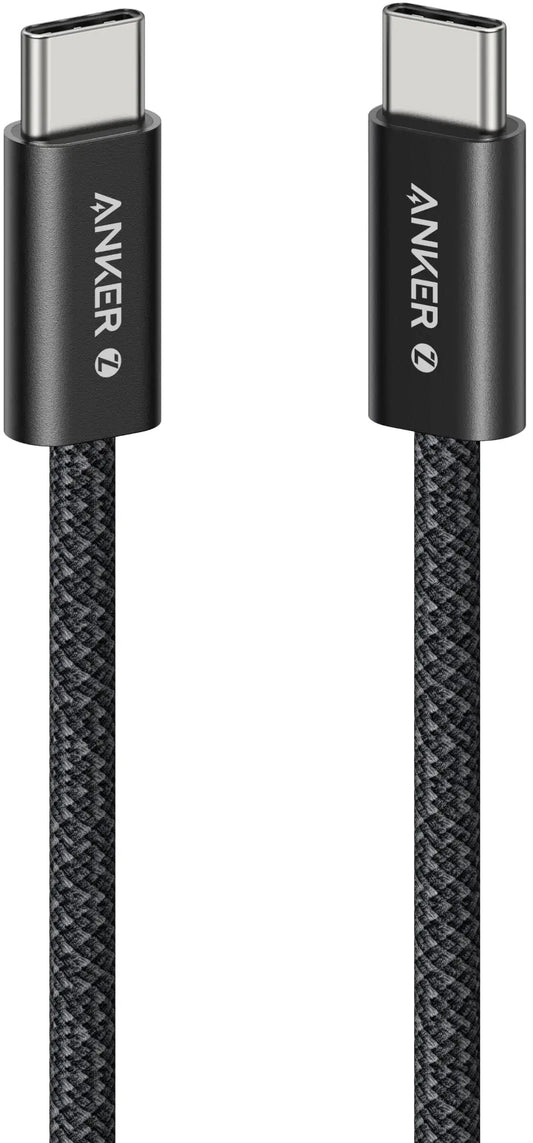 Dátový a nabíjací kábel USB-C - USB-C Anker Zolo, 240W, 1m, Čierny A8060H11