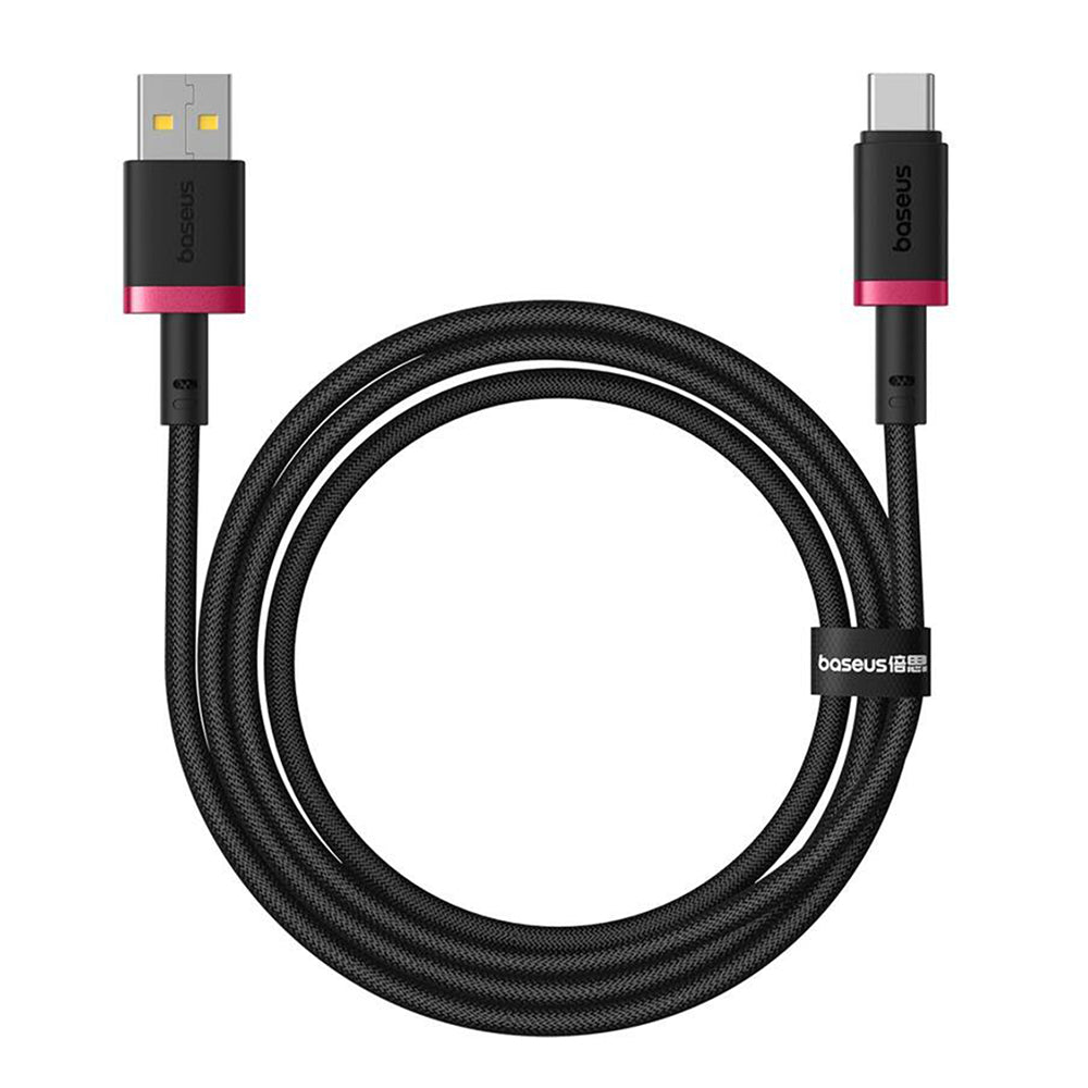 Dátový a nabíjací kábel USB-A - USB-C Baseus Dura Series, 60W, 1m, Červený P10377802U01-01