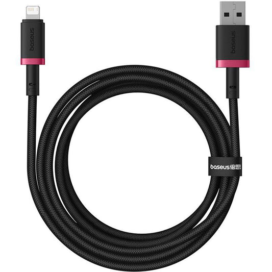 Dátový a nabíjací kábel USB-A - Lightning Baseus Dura Series, 18W, 2m, Červený P10377801U01-03