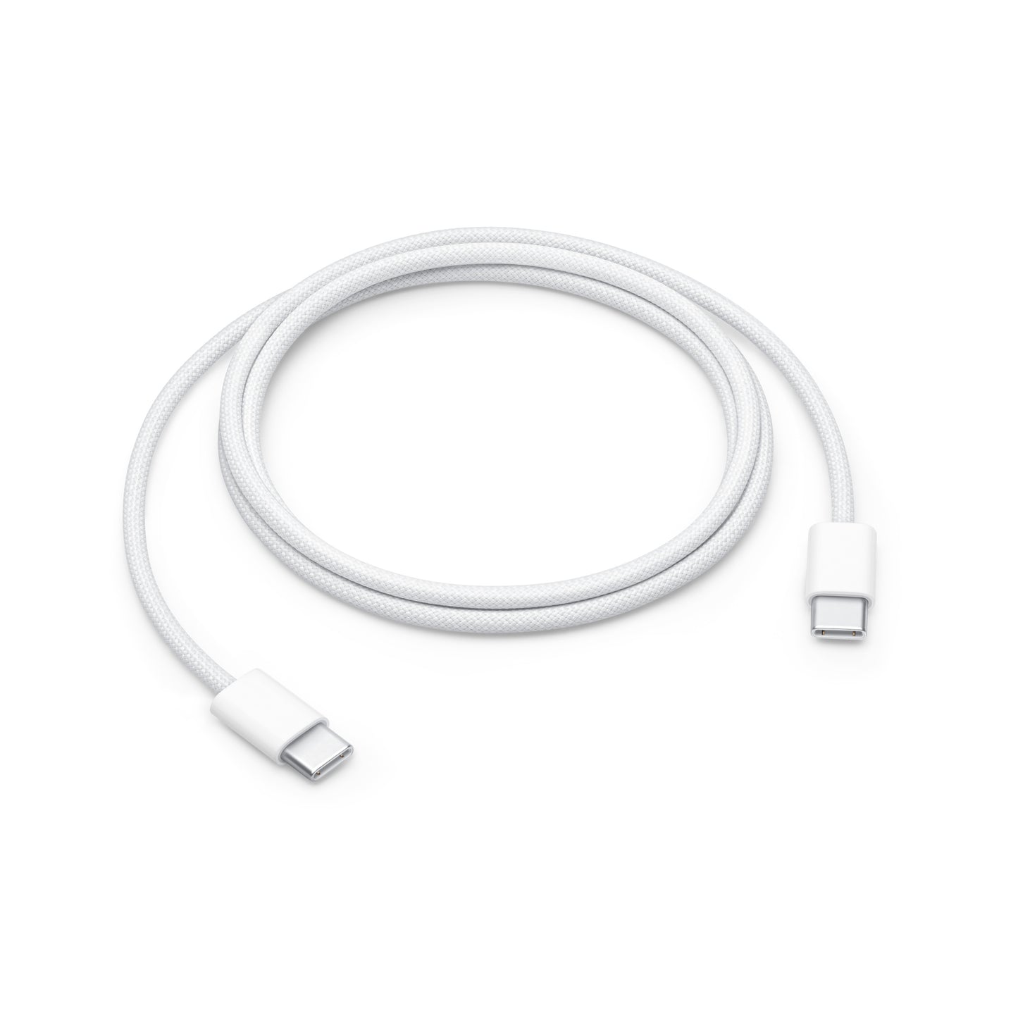 Dátový a nabíjací kábel USB-C - USB-C Apple A2795, 60W, 1m, Biela, Swap MW493ZM/A