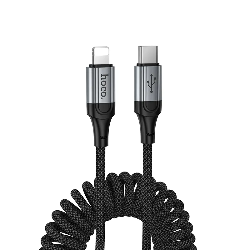 Dátový a nabíjací kábel USB-C - Lightning HOCO X121, 27W, 1,5m, čierny