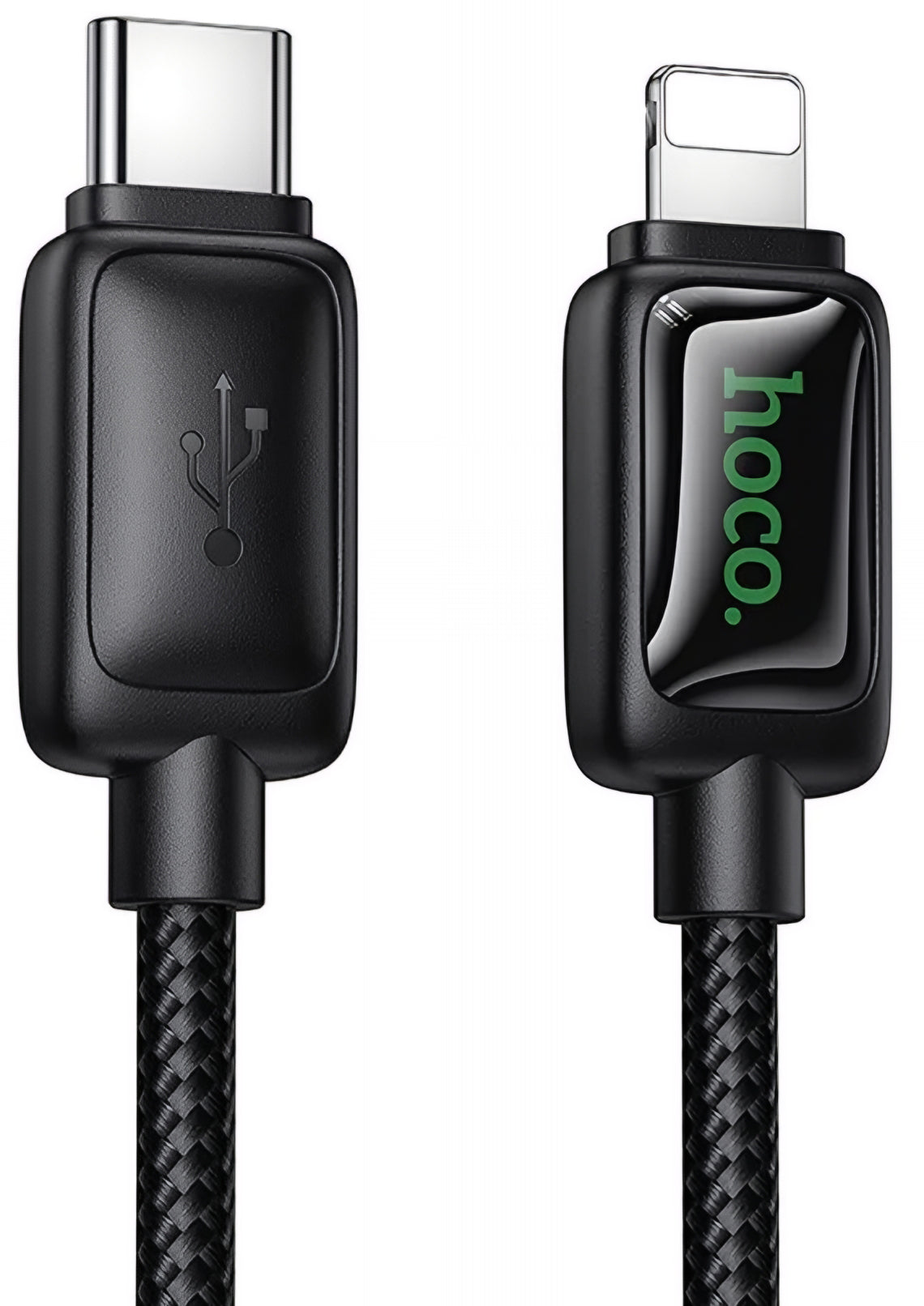 Dátový a nabíjací kábel USB-C - Lightning HOCO U146, 30W, 1.2m, čierny