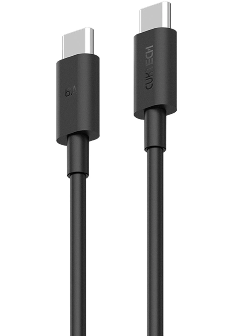 Dátový a nabíjací kábel USB-C - USB-C Cuktech, 240W, 1.5m, Čierny CKCTC615NCBK