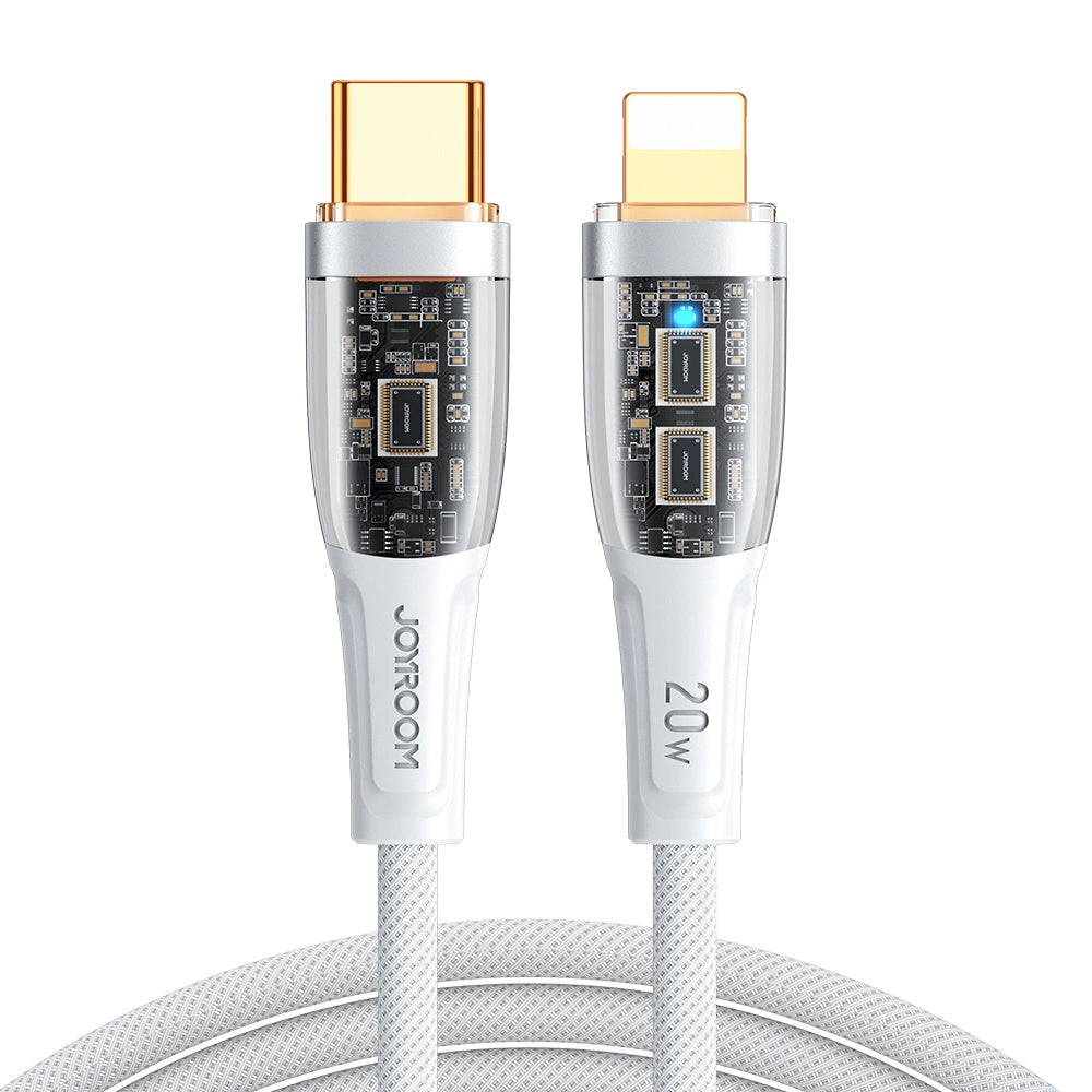 Dátový a nabíjací kábel USB-C - Lightning Joyroom S-CL020A3, 20W, 1,2 m, biely