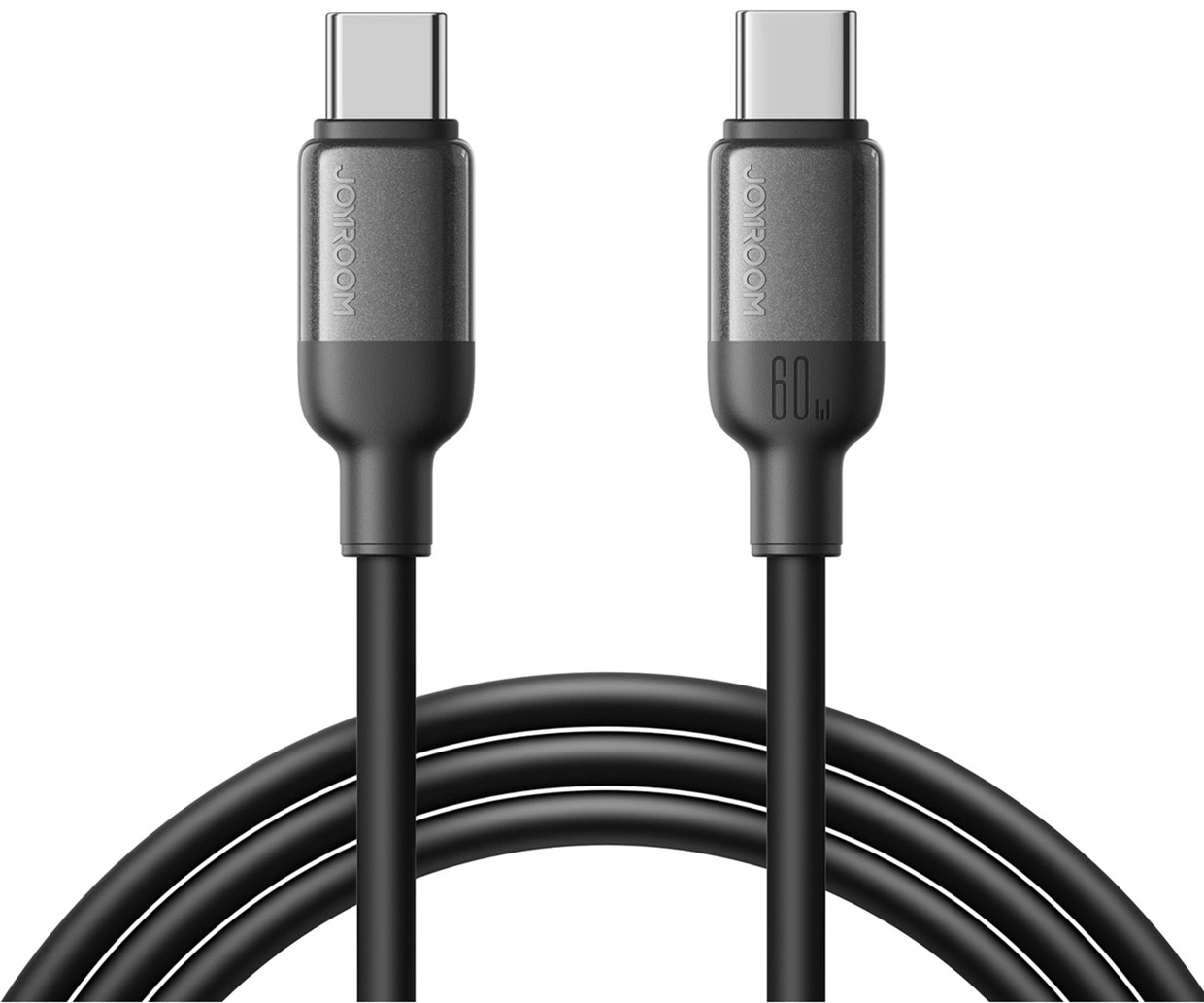 Dátový a nabíjací kábel USB-C - USB-C Joyroom S-A62 Lively, 60W, 1,2 m, čierny