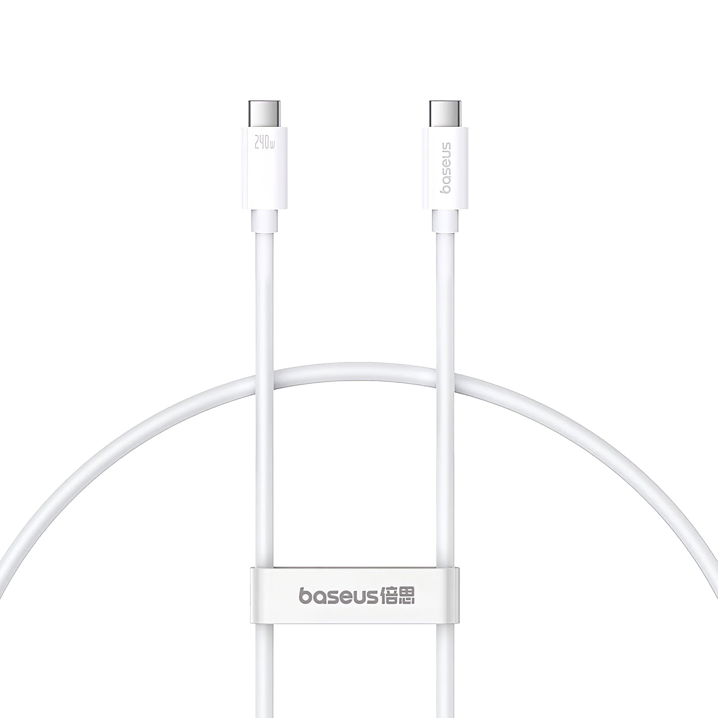 Dátový a nabíjací kábel USB-C - USB-C Baseus Superior Series 2, 240 W, 1 m, biely P10365200211-02