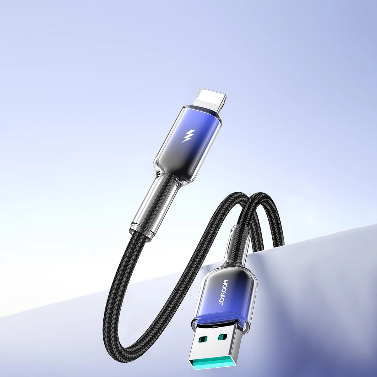 Dátový a nabíjací kábel USB-A - Lightning Joyroom S-A42, 18W, 1,2 m, čierny