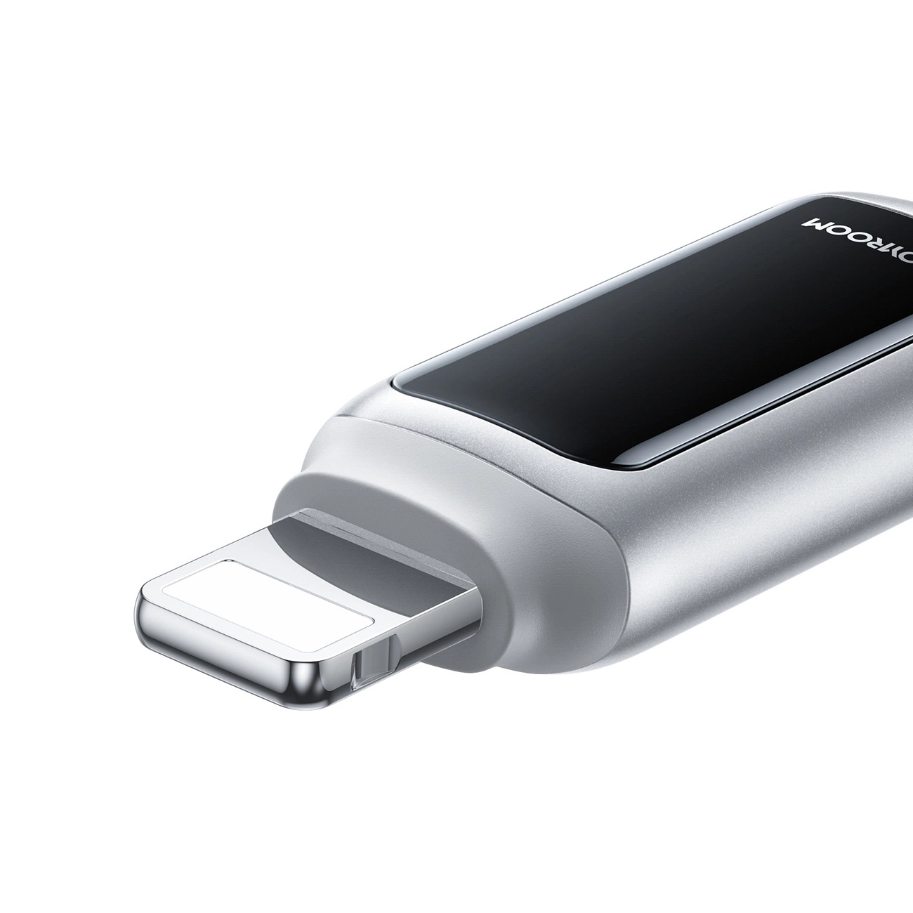 Dátový a nabíjací kábel USB-A - Lightning Joyroom S-A55 StarFlight Display, 18W, 1.2m, Biela