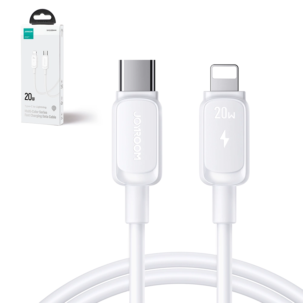 Dátový a nabíjací kábel USB-C - Lightning Joyroom S-A14, 30W, 1.2m, Biela