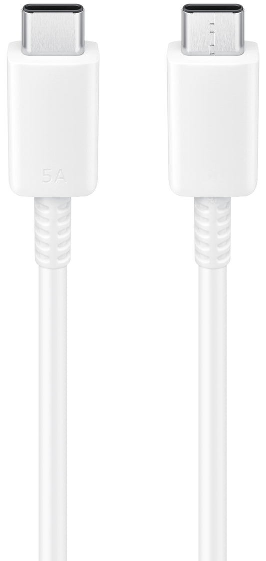Dátový a nabíjací kábel USB-C - USB-C Samsung EP-DN975, 100 W, 1 m, biely EP-DN975BWEGWWW