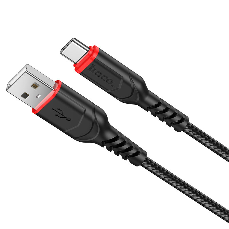 Dátový a nabíjací kábel USB-A - USB-C HOCO X59 Victory, 18W, 1m, čierny