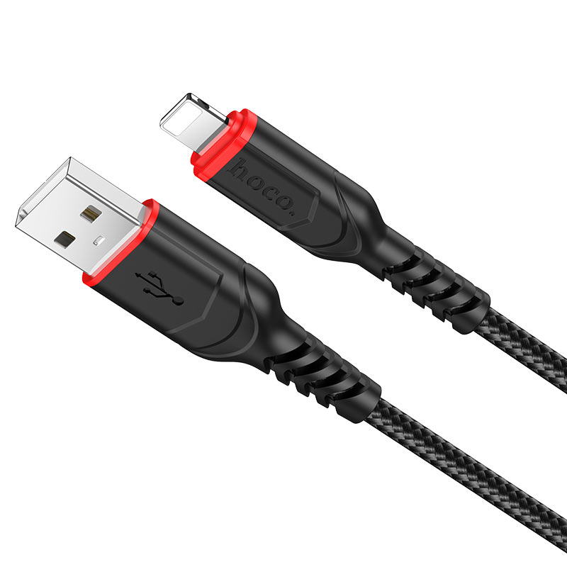 Dátový a nabíjací kábel USB-A - Lightning HOCO X59 Victory, 18W, 1m, čierny