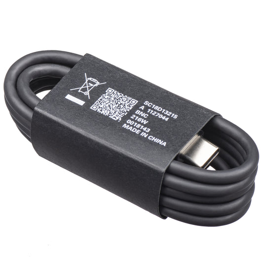 Dátový a nabíjací kábel USB-C - USB-C Motorola, 1m, čierny SC18D13215