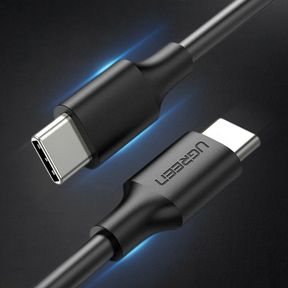 Dátový a nabíjací kábel USB-C - USB-C UGREEN US286, 60W, 1m, čierny