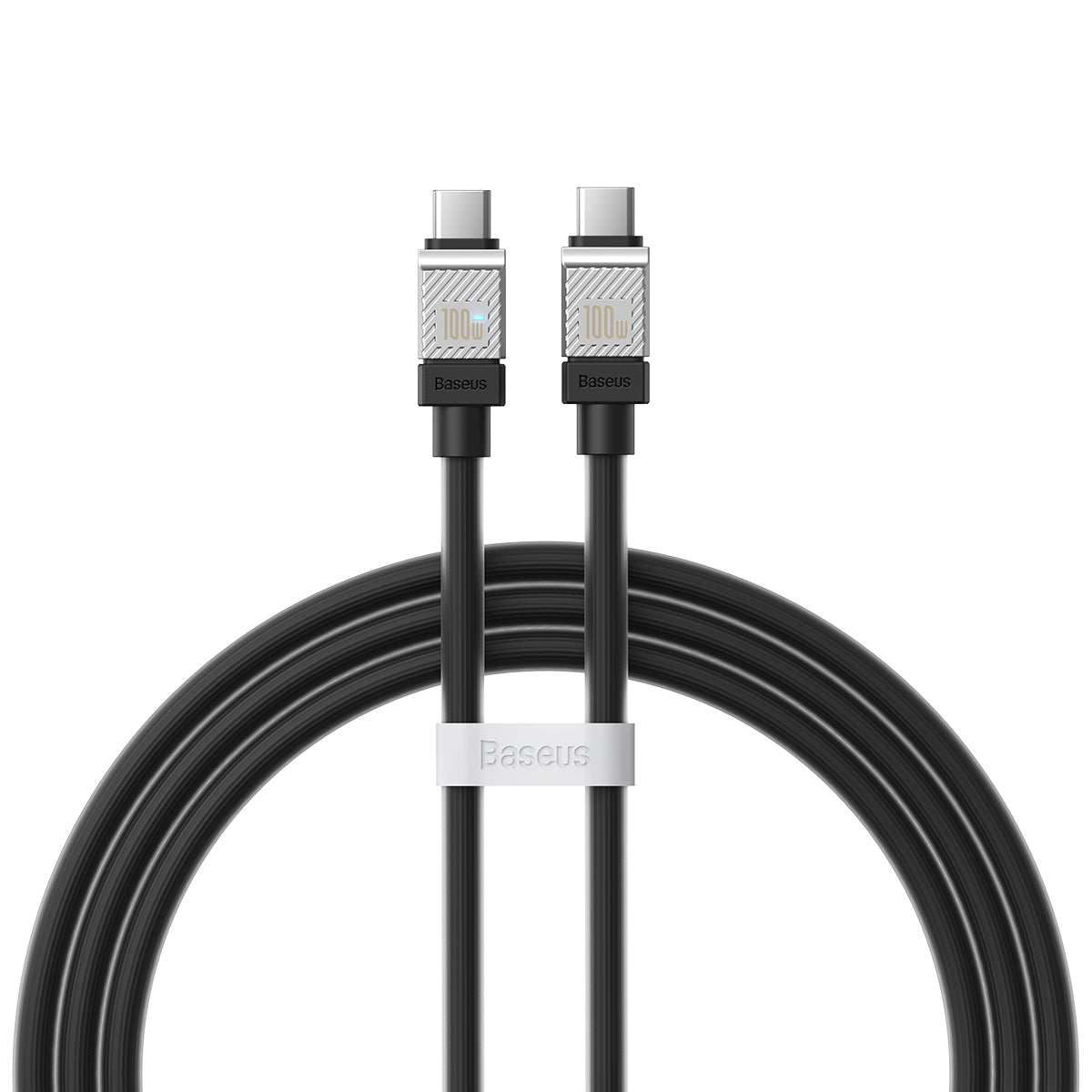 Dátový a nabíjací kábel USB-C - USB-C Baseus CoolPlay, 100W, 1m, Čierny CAKW000201