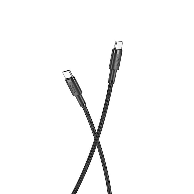 Dátový a nabíjací kábel USB-C - USB-C XO Design NB-Q199, 100W, 1.5m, Čierny