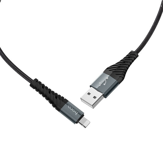 Dátový a nabíjací kábel USB-A - Lightning HOCO X38 Cool, 18 W, 1 m, čierny