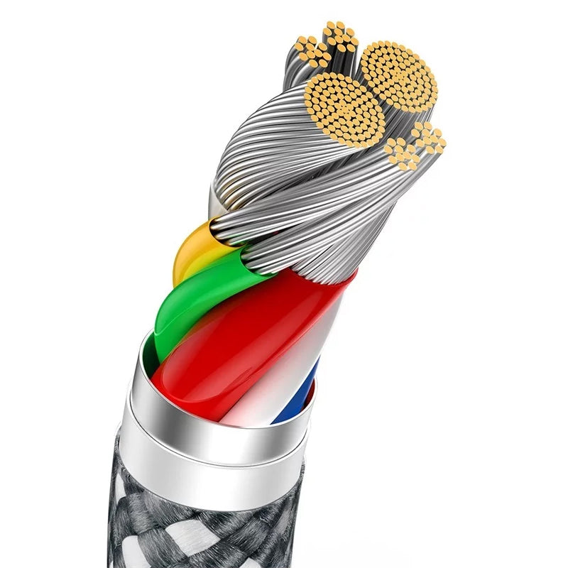 Dátový a nabíjací kábel USB-C - USB-C Baseus Dynamic Series, 100W, 1m, Sivý CALD000216