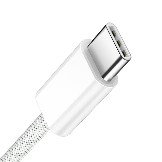 Dátový a nabíjací kábel USB-C - USB-C BWOO BO-X284, 60W, 1m, Biela