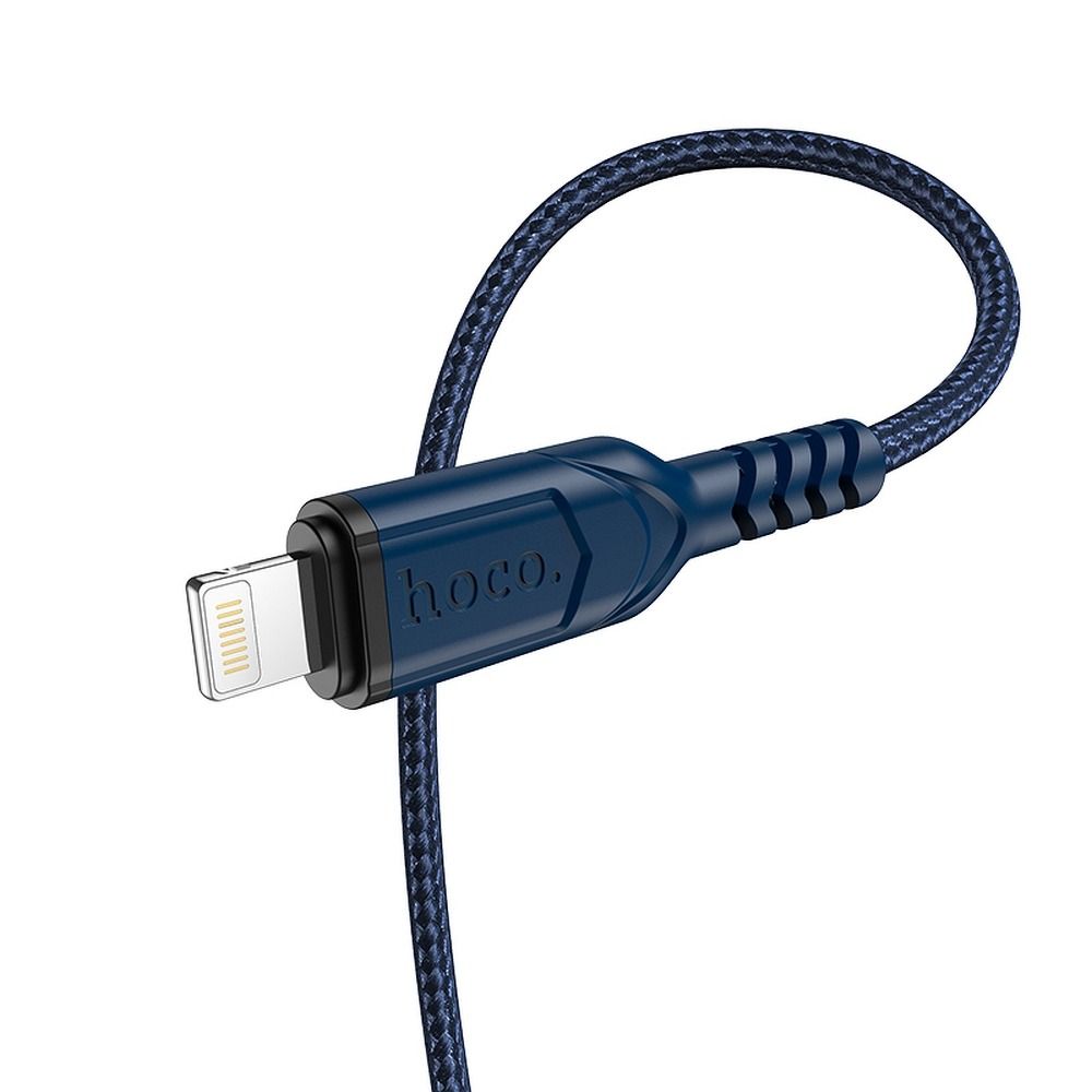 Dátový a nabíjací kábel USB-A - Lightning HOCO X59 Victory, 18W, 1m, Modrý