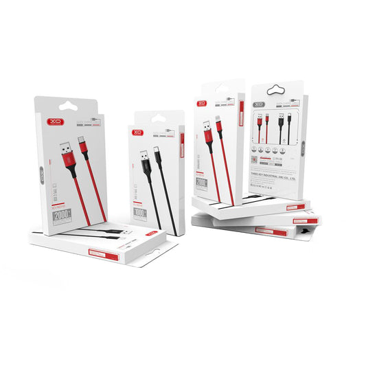 Dátový a nabíjací kábel USB-A - USB-C XO Design NB143, 18W, 1m, čierny