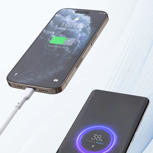 Dátový a nabíjací kábel USB-C - USB-C Dudao L9C Max, 240W, 2m, Biela