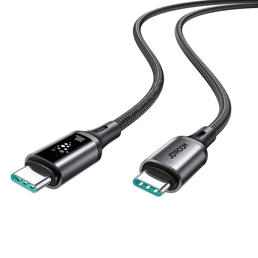 USB-C Data and Charging Cable - USB-C Joyroom S-A60 StarTalk, 100W, 1.2m, Black