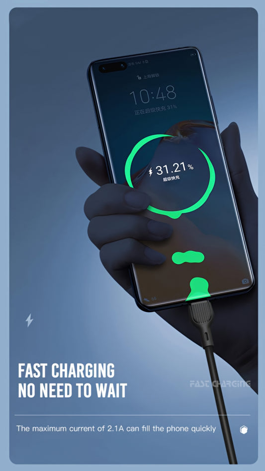 Dátový a nabíjací kábel USB-A - USB-C XO Design NB200, 10W, 1m, čierny