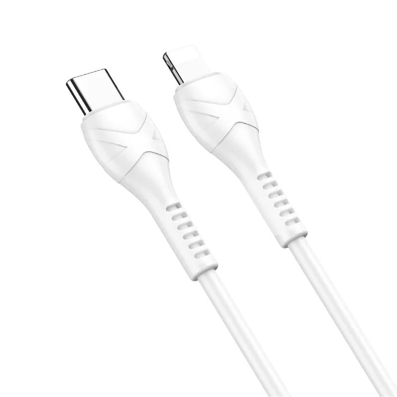 Dátový a nabíjací kábel USB-C - Lightning HOCO X37, 27W, 1m, Biely