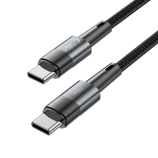 USB-C dátový a nabíjací kábel - USB-C Tech-Protect Ultraboost, 60W, 2m, sivý