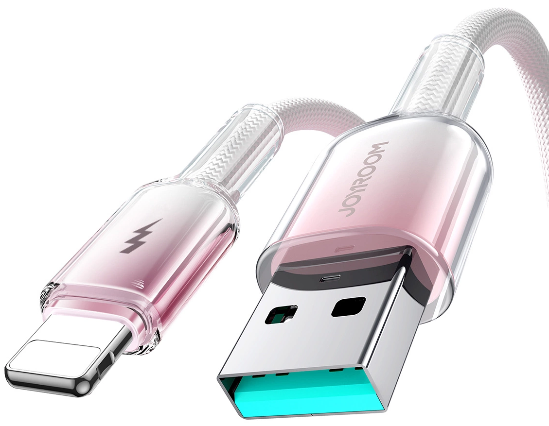 Dátový a nabíjací kábel USB-A - Lightning Joyroom S-A42, 18W, 1,2 m, biely