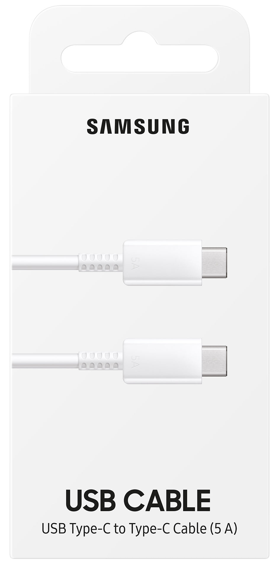 Dátový a nabíjací kábel USB-C - USB-C Samsung EP-DN975, 100 W, 1 m, biely EP-DN975BWEGWWW
