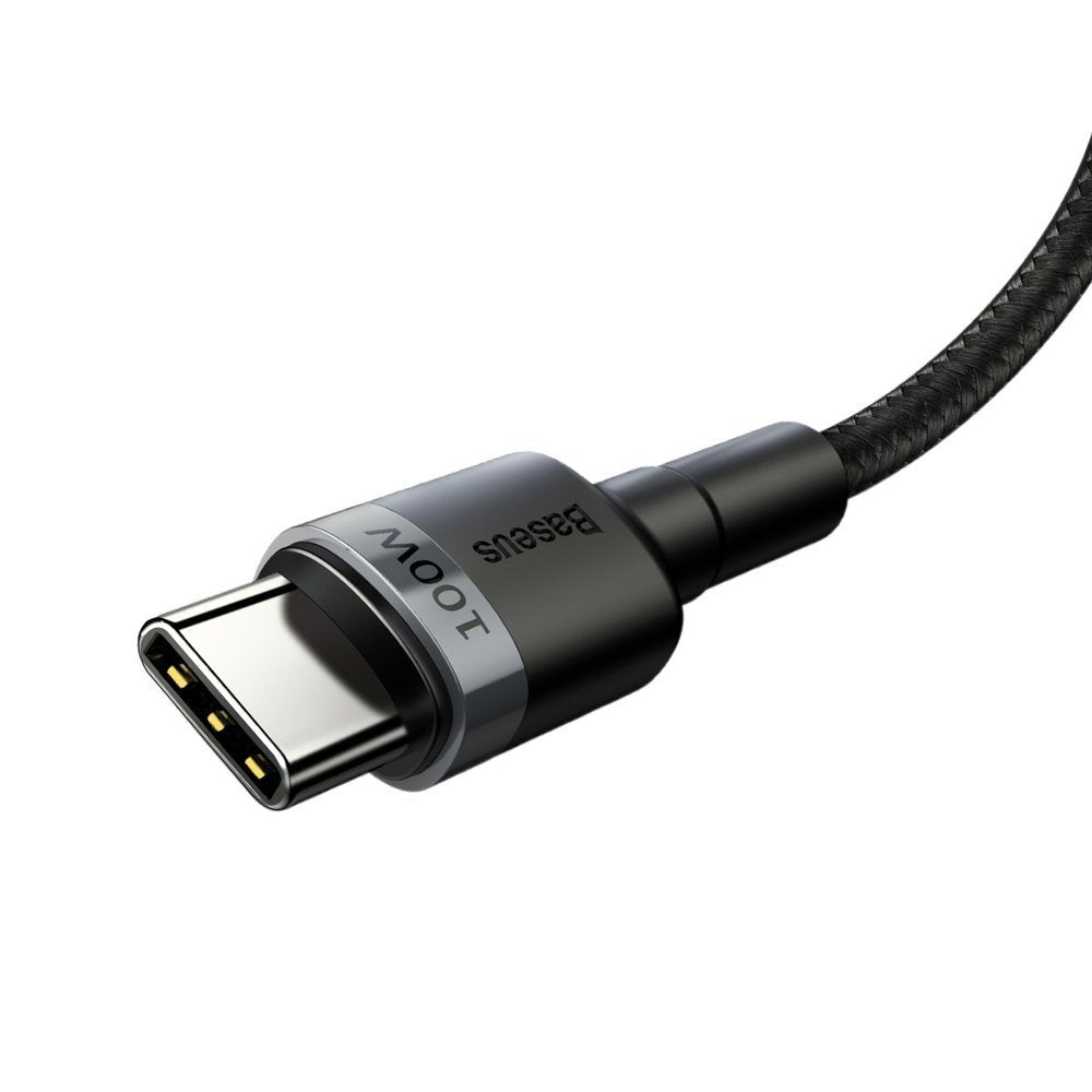USB-C Data and Charging Cable - USB-C Baseus Cafule, 100W, 2m, Gray CATKLF-ALG1