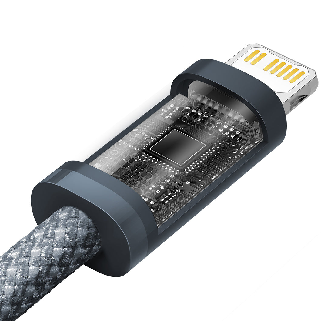 Dátový a nabíjací kábel USB-C - Lightning Baseus Dynamic Series, 20W, 1m, Sivý CALD000016
