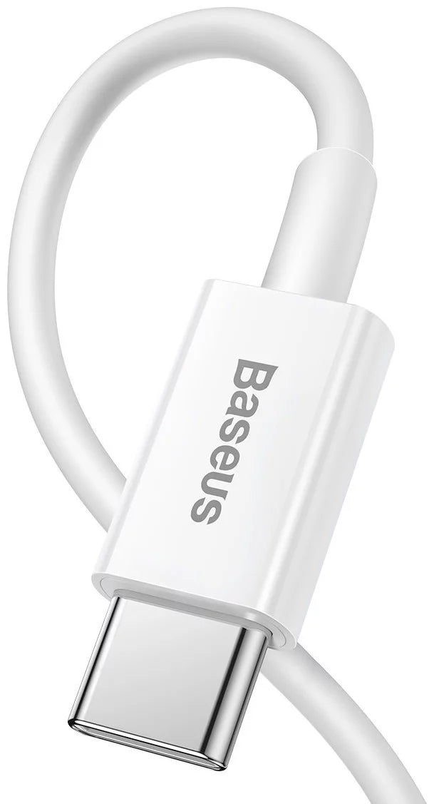 Dátový a nabíjací kábel USB-C - Lightning Baseus Superior Series, 20W, 1.5m, Biely CATLYS-B02