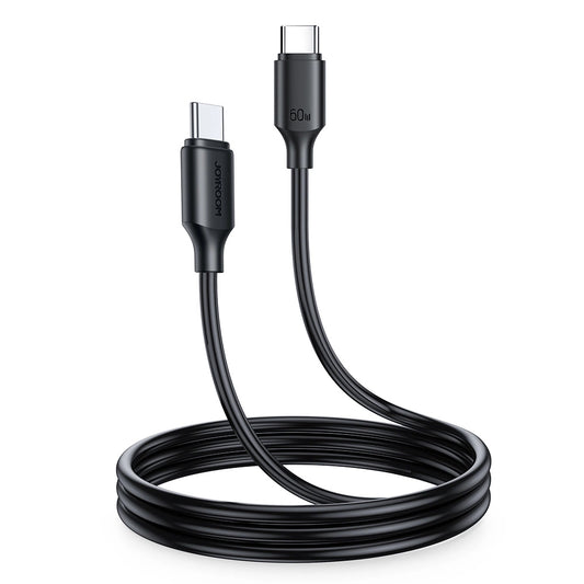 Dátový a nabíjací kábel USB-C - USB-C Joyroom S-CC060A9, 60 W, 1 m, čierny