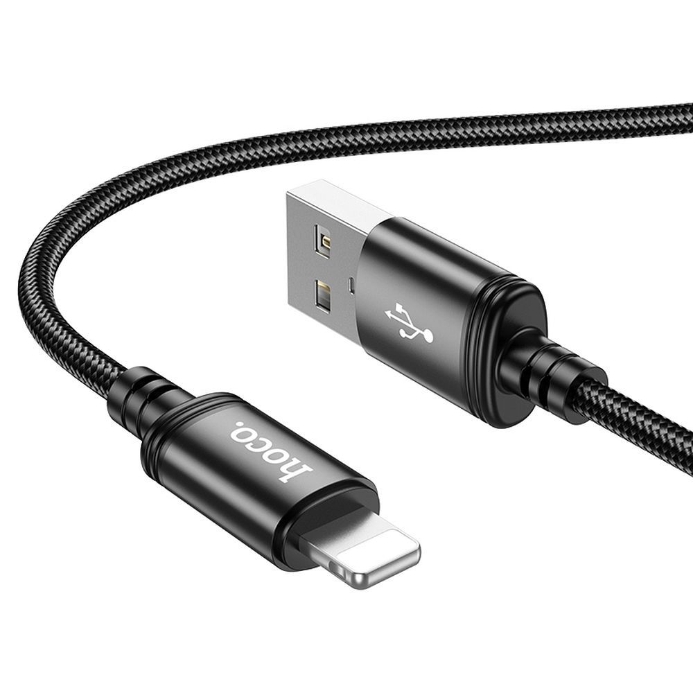 Dátový a nabíjací kábel USB-A - Lightning HOCO X89, 18W, 2m, čierny