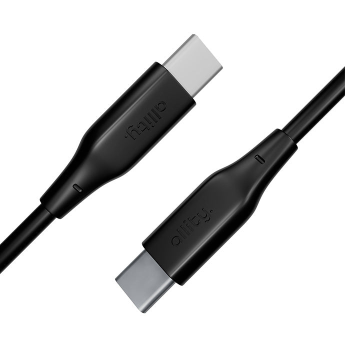 Dátový a nabíjací kábel USB-C - USB-C Allity. AUC-02, 100W, 2m, čierny