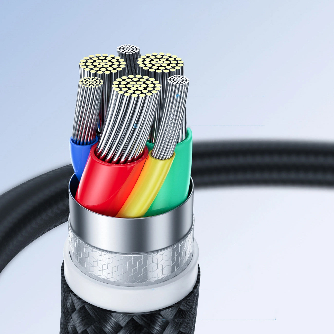 Dátový a nabíjací kábel USB-C - USB-C Joyroom S-A11, 60W, 0.25m, čierny