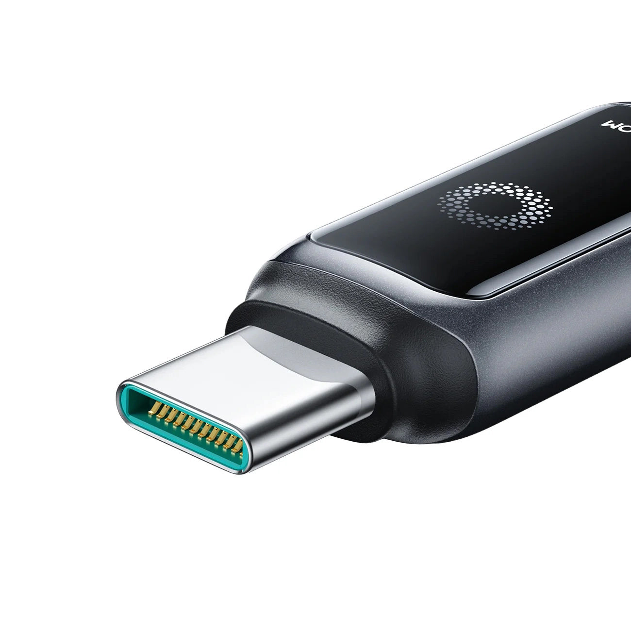Dátový a nabíjací kábel USB-C - USB-C Joyroom S-A55 StarFlight Display, 100W, 1.2m, čierny